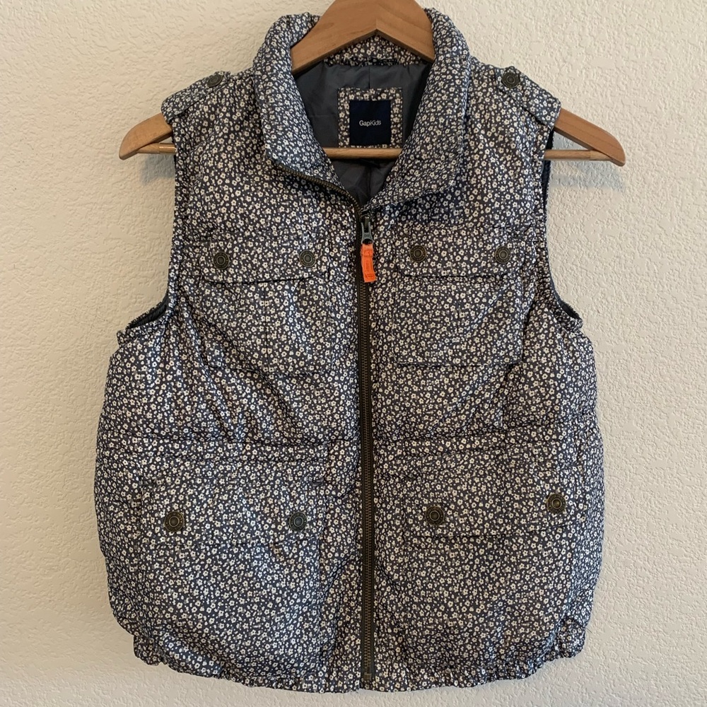 Gap kids / puffer vest flowers